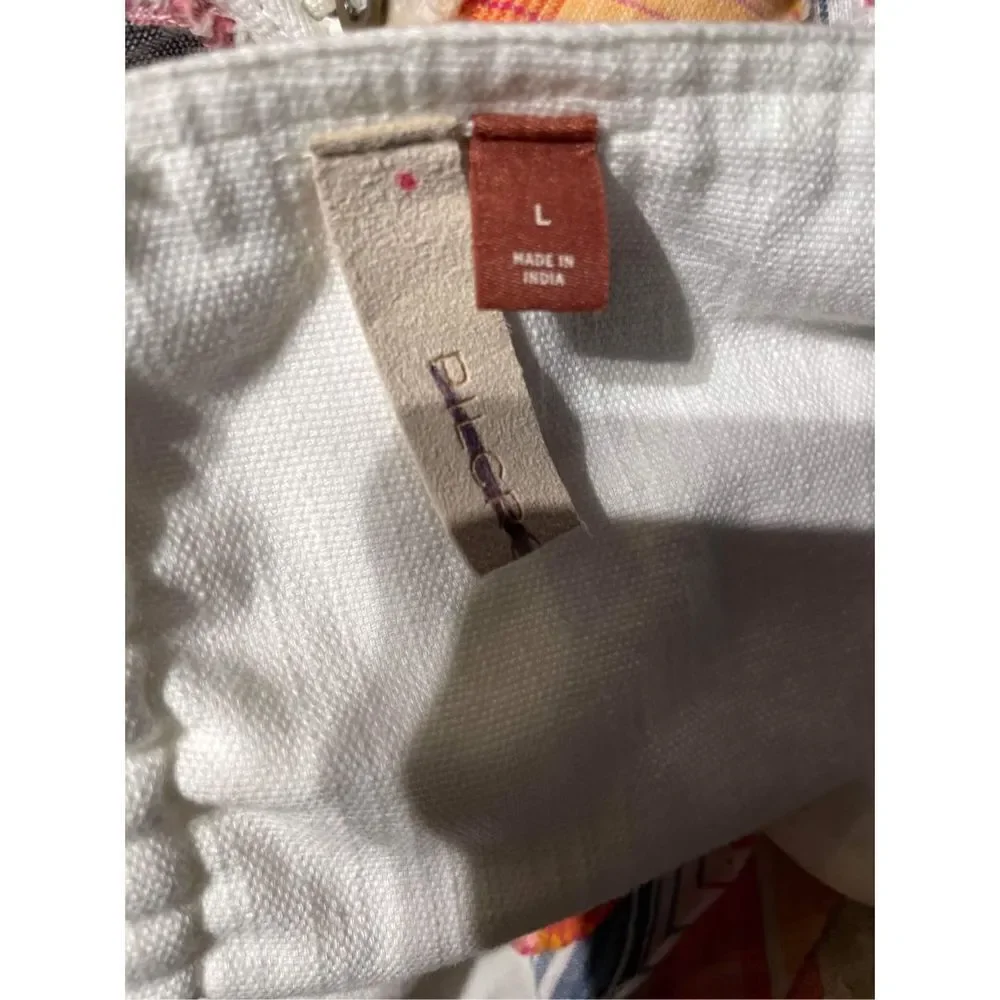 Anthropologie x Pilcro Striped Ruffle Cami Size L - Picture 8 of 8